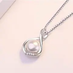 【新品未使用】 パールネックレス 淡水真珠