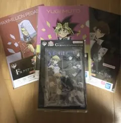 遊戯王 一番くじ C,F賞 ビジュアルスタンド,クリアファイル セット