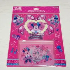ディズニー パルパルーザ ミニー ファンダーランド ステッカー ケース付