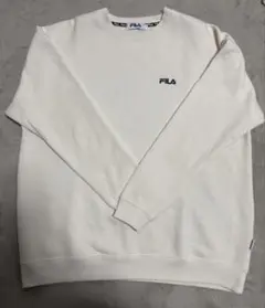 FILA アイボリー スウェット トレーナー