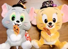 【新品・未使用】トムとジェリー　ハロウィン　ぬいぐるみ　2個セット★