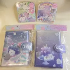 正規品 オバケーヌシールバインダー ミニシール ミャウミャウニャンコ 4点セット
