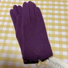 GIVENCHY パープル ウール手袋