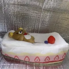 リラックマ　ストロベリーパーティー ティッシュケース