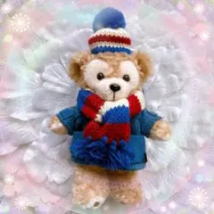 ダッフィー　ぬいぐるみバッジ　ダッフルコート　ハローフロムケープコッド