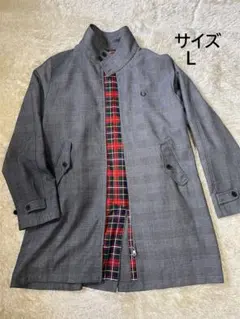 【大幅値下げ・極美品】フレッドペリー ステンカラーコート グレー ほぼ新品 2026年最新】Fred Perry メンズ ステンカラーコートの人気アイテム
