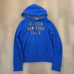 Abercrombie & Fitch 青 パーカー L