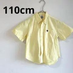 【110cm】J.PRESS イエロー 半袖シャツ 子供服