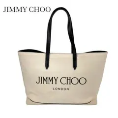 JIMMY CHOO ジミーチュウ ロゴトートバッグ キャンバスのサムネイル