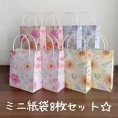 ミニ紙袋 ギフトバッグ ラッピング ハンドメイド おすそ分け