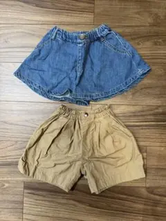【90cm】ハーフパンツ ピードットプルミエ/オーシャンアンドグラウンド