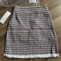KOBE LETTUCE ツイードミニスカート M2412 ピンク《新品》のサムネイル