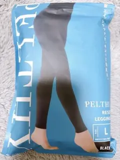 Pelthy 着圧レギンス Lサイズ ブラック　骨盤サポート