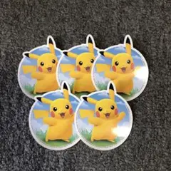 ポケモン　GOフェス　ピカチュウ ステッカー 5枚セット