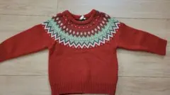 ラーゴム　アーガイル　ニット