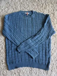 エンポリオアルマーニ タートル ニット セーター ワインレッド SIZE:L 