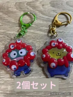 サンリオ　ミャクミャク　立体ぷっくりキーホルダー