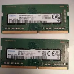 Samsung DDR4-3200 8GB メモリー 2枚組
