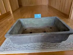 常滑焼古鉢　角鉢２０号　超大型のサムネイル