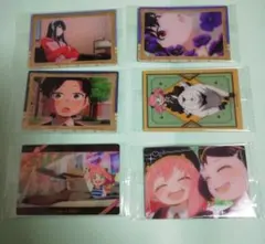 スパイファミリー　ウェハース３　カード　６枚セット　なかよしカード