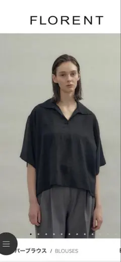 FLORENT スキッパーブラウス