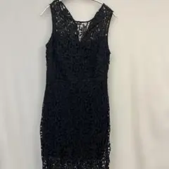 (レース可愛い♡)BISOU BISOU ブラックレースドレス