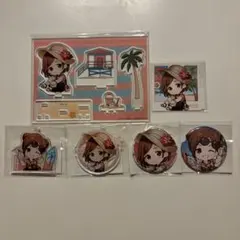 呪術廻戦　まるくじ　釘崎野薔薇　アクスタ　缶バッジ　キーホルダー　ステッカー