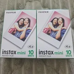 FUJIFILM instax mini インスタントフィルム 10枚*2個