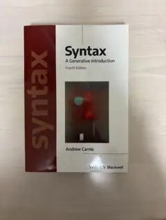 Syntax: A Generative Introduction 第四版 Syntax A Generative Introduction 第4版 - メルカリ