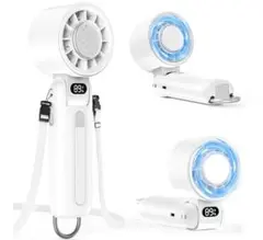 新型 ハンディファン 冷却プレート付き 携帯扇風機 冷感 手持ち扇風機 小型