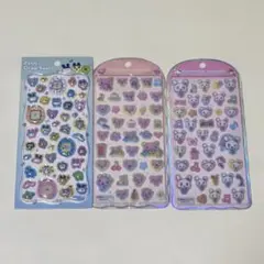 【正規品】たまごっち シール 3枚セット プチドロップシール コットンパフィー