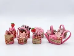 644 ミニチュアフラワー 8点セット エコクラフト ハンドメイド