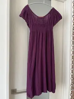 COMPTOIR DES COTONNIERS パープルチュニック 半袖のサムネイル