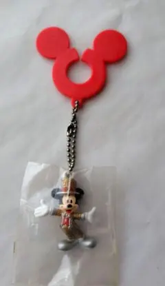 東京ディズニーリゾート30周年 ミッキーマウス キーホルダー 赤