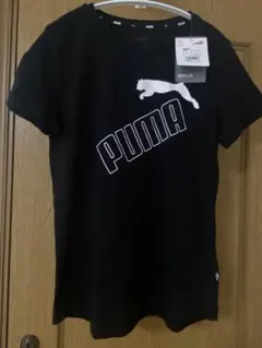 新品未使用　半袖Tシャツ　レディース　Mサイズ　PUMA 黒のサムネイル