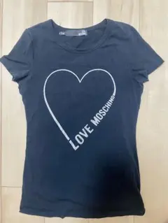 LOVE MOSCHINO ハートロゴ Tシャツ