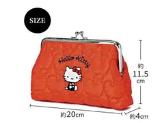リンネル付録 ハローキティがま口ポーチ