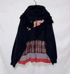 No.1213『古着リメイクパーカー、チュニック』