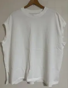 noa-ge オーバーサイズフレンチTシャツ フリーサイズ(M〜L) ホワイト
