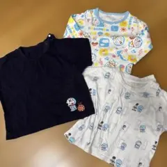 ユニクロ　ドラえもん 半袖Tシャツ 長袖　80㎝　3枚セット