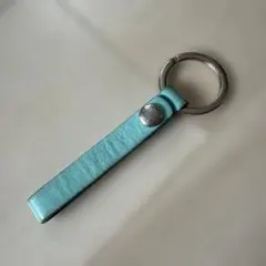 Tiffany & Co. レザー キーリング ティファニーブルーのサムネイル