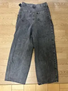【Alfred Alex】ヴィンテージメイク ワイドデニムパンツ