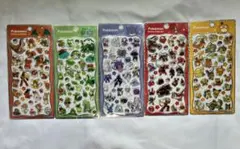 正規品【新品】ポケモン プチドロップステッカー 5種セット　カミオジャパン