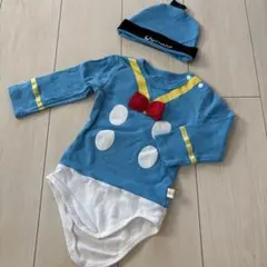 ドナルドダック コスチューム 90cm 帽子付き