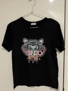 KENZO タイガー刺繍 Tシャツ ブラック