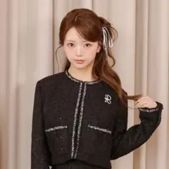 Darich ダーリッチ スパンコールツイードジャケット - メルカリ