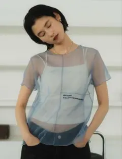 【Knuth Marf】embroidery sheer T クヌースマーフのサムネイル
