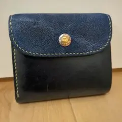 ⭐️未使用品⭐️　MOTO　三つ折り財布　レザーウォレット　ブラック　MOTOR 美品 MOTO モト 三つ折り財布 W7 ショートウォレット イタリアン