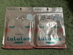 東北限定 旅するLuLuLun さくらんぼの香り フェイスマスク 7枚入り×2