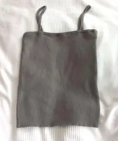BLACK by moussy リブニット キャミソール カーキのサムネイル